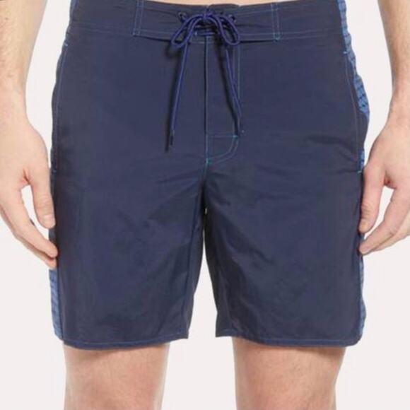 Zachary Prell NWOT Patterned Side Stripe Swim 38 - Picture 1 of 7